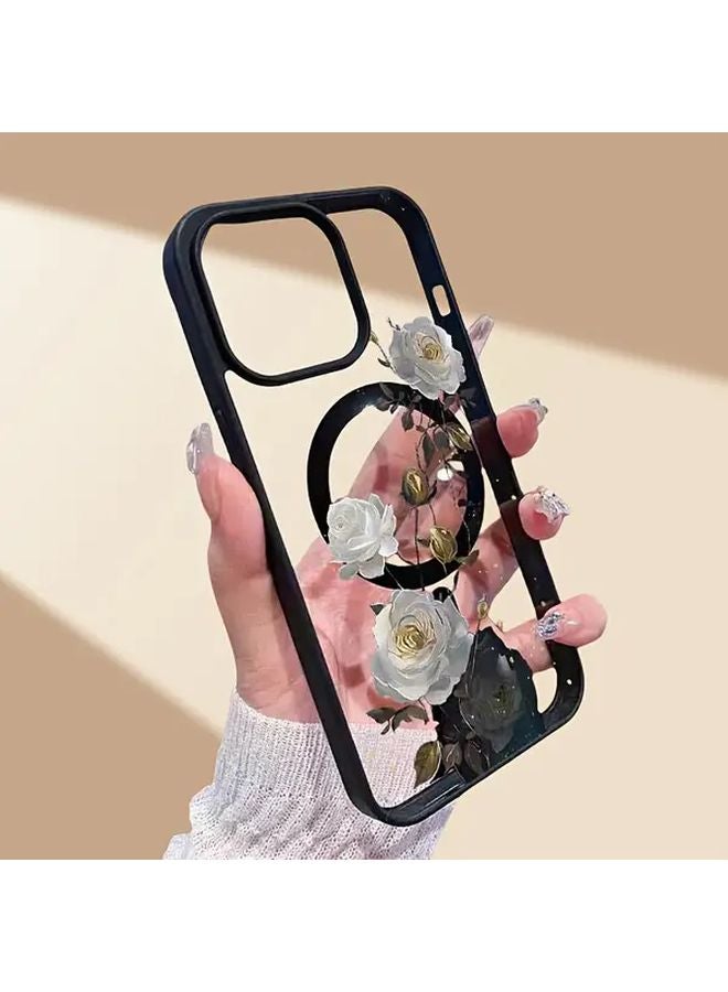 Grey Magnetic Wireless Anti Drop Phone Case For IPhone 16 Plus Christmas Gift - Image 5